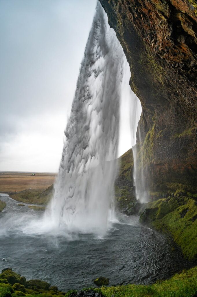 seljalandsfoss waterfall on iceland