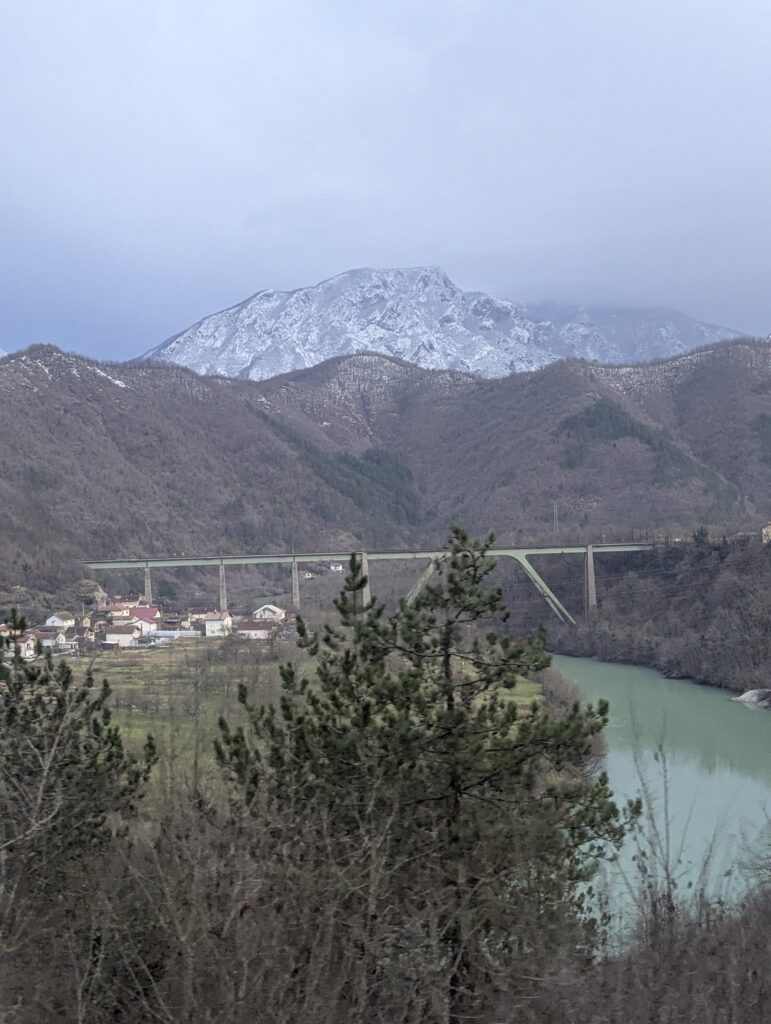 view from kotor to sarajevo